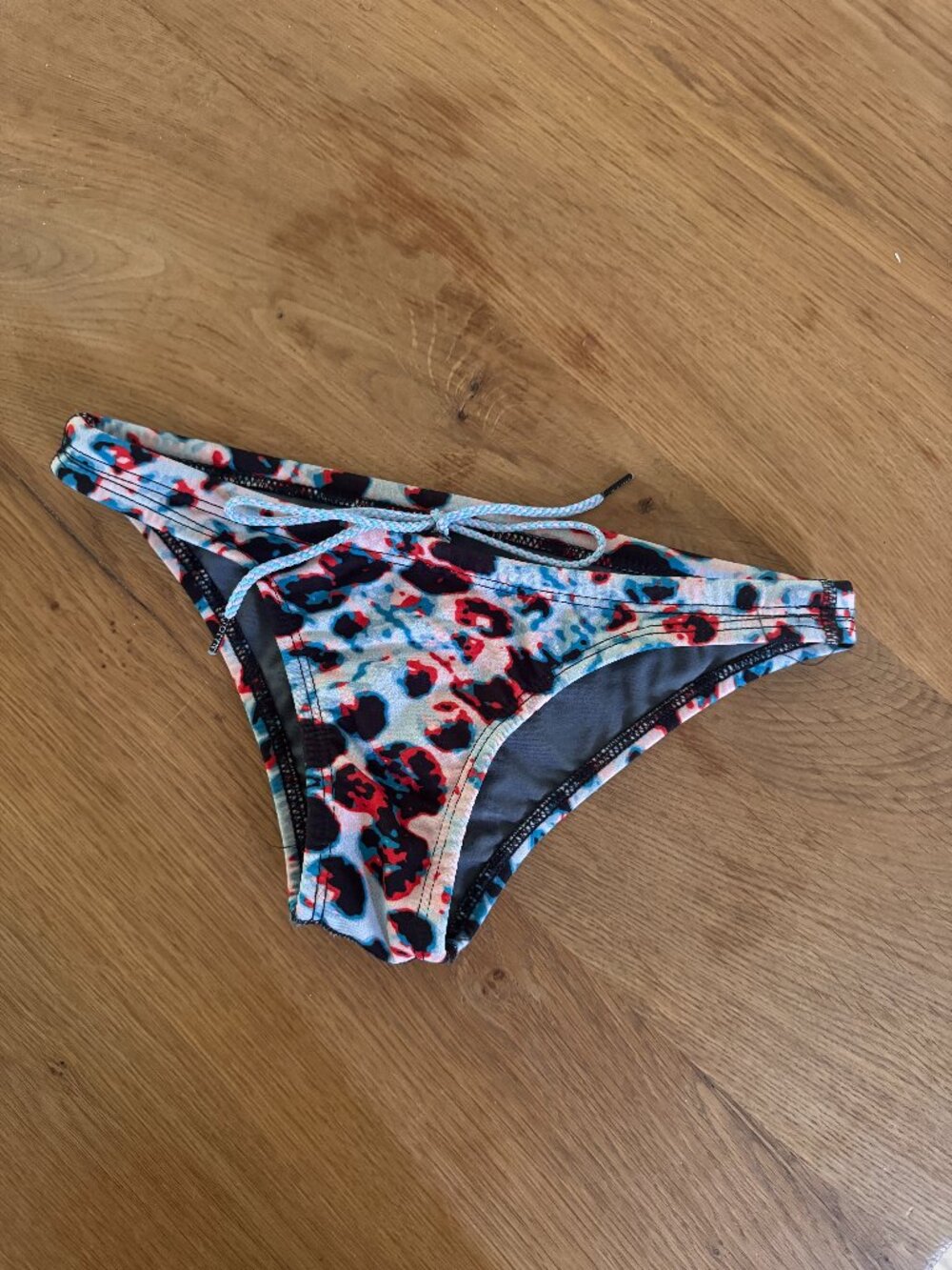 Jolyn Europe Bikini Bottom — Multicolor Leopard Print | XS